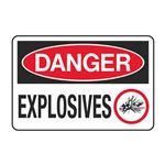 Danger Explosives Decal